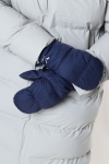 Fat Moose Geo Puffer Mittens Navy