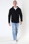 Denim project Basic Half-Zip Highneck 001 Black