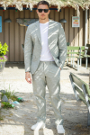 Jack & Jones Riviera Linen Blazer Four Leaf Clover