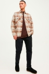 Jack & Jones JPRMARK TWILL OVERSHIRT L/S SN Toffee