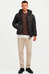 Jack & Jones CHILI PUFFER HOOD Black