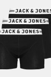 Jack & Jones Sense 3-Pack Boxers Black