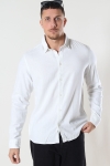 Solid Enea Allan Linen Shirt LS White