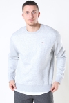 Tommy Jeans Regular Fleece Crewneck Light Grey