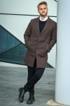 Jack & Jones Morrison Wool Coat Seal Brown