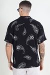 Jack & Jones Jeff Abstract Print Resort Shirt SS Black