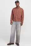 Jack & Jones Austin Loose Fit Check Shirt Arabian Spice