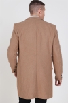 Only & Sons Julian Solid Wool Wollen Jas Camel