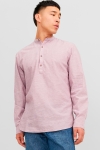 Jack & Jones JPRBLASUMMER HALF PLACKET SHIRT L/S SN Deauville Mauve