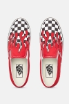 Vans Classic Slip-ON Sneakers Checker Flame Racing Red