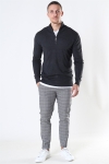 Jeff Argento Half Zip Breien Charcoal