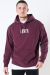 Levis Relaxed Graphic Hoodie Bordeux
