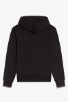 Fred Perry TIPPED HOODED SWEATSH 102 Black