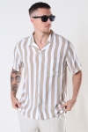 Kronstadt Ramon Cuba big stripe S/S shirt Desert sand