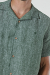 Kronstadt Ayers SS loose Shirt Hedge Green