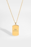 Northern Legacy Vegvisir Tag Ketting Guld