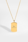 Northern Legacy Vegvisir Tag Ketting Guld