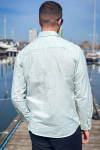 Jack & Jones Summer Shirt LS Iceberg Green