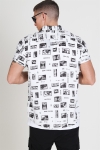 Only & Sons Oliver SS Printed Overhemd White