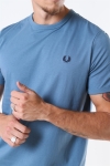Fred Perry Ringer T-Shirt Blue Estate