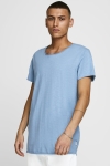 Jack & Jones JJEBAS TEE SS U-NECK NOOS Blue Heaven REG FIT