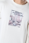 Clean Cut Copenhagen Nyhavns Kanal Organic Tee Ecru