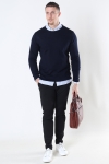 Clean Cut Copenhagen Merino Wool Crew Breien Navy