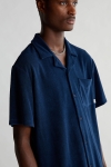 Woodbird Mays Towel Shirt Navy