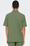 ONLY & SONS Bertil Waffle SS Resort Shirt Deep Lichen Green