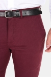 Kronstadt Daniel Stretch Chino Broek Dark Bordeaux