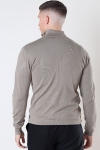 JEFF FRANKIE HALF ZIP KNIT Dark Beige