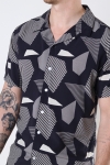 Kronstadt Cuba geometry S/S shirt Black