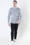 Clean Cut Copenhagen Merino Wool Crew Breien Light Grey Mel