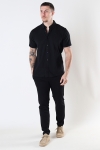 Clean Cut Copenhagen Hudson SOLID Stretch Shirt S/S Black
