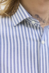 Jack & Jones Parker Wrinkle Resistant Shirt LS Black Iris Stripe