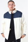 Rains Fleece Zip Puller Jas Off White