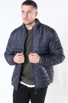 Only & Sons Paul Quilted Highneck Jas Grey Pinstripe