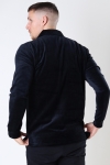 ONLY & SONS COLIN SLIM 1/4 ZIP velours POLO Dark Navy