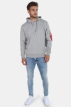 Alpha Industries X-Fit Hoodie Grey Heather