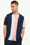 Jack & Jones JORMALIBU RESORT STRIPE SHIRT SS Navy Blazer