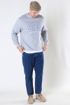 Jack & Jones JORMASHUP SWEAT CREW NECK Light Grey Melange