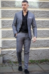 Jack & Jones Premium Franco Slim Fit Pak Light Grey Melange