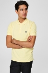 Selected Aro S/S Embroidery Polo Overhemd W Noos Mellow Yellow