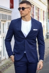 Jack & Jones Premium Franco Slim Fit Pak Medieval Blue