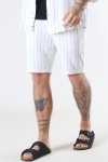 Kronstadt Giles Big Stripe Shorts Off White