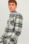 Jack & Jones Roy Check Overshirt  Cloud Dancer