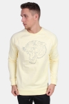 Just Junkies Tiger Crew Sweat Pastel Yellow