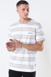 Woodbird Olei Stripe T-shirt White-Ecru-Kit