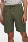 ONLY & SONS ONSLEO SHORTS LINEN MIX GW 9201 NOOS Olive Night