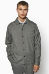 Woodbird Brenti Pin Shirt Antra Grey